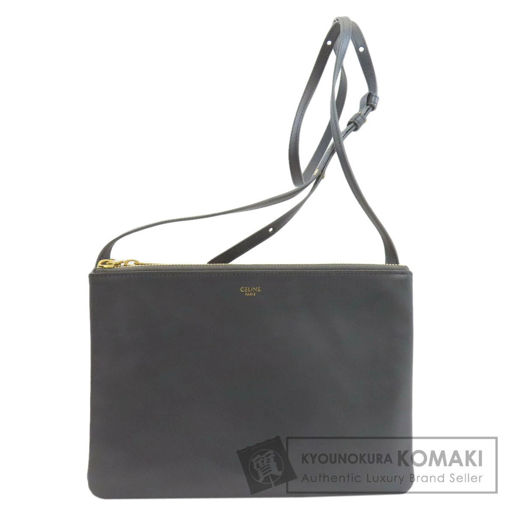 Celine Trio Shoulder Bag Leather